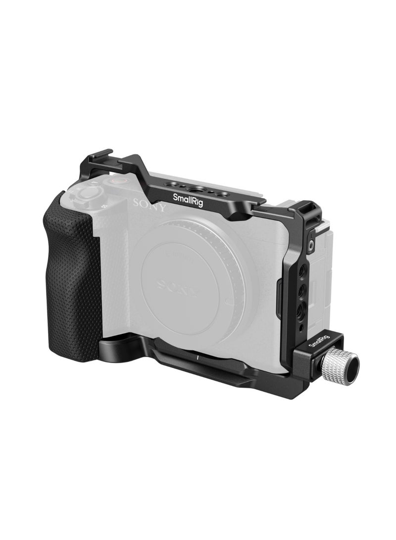 SmallRig 4257B Cage Kit for Sony ZV‑E1 – Full Camera Cage with Silicone Grip, HDMI Cable Clamp and Arca‑Swiss Baseplate - Image 1